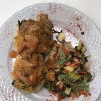 Main dish at El Limon in Tenerife