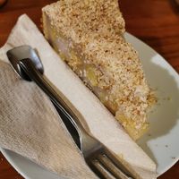 Vegan apple cake at El Limon in Tenerife