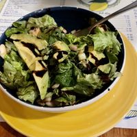 Bowl with beans, tempeh, salad and avocado. Quite tasty    at El Limon in Tenerife