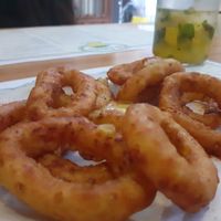 Onion rings at El Limon in Tenerife