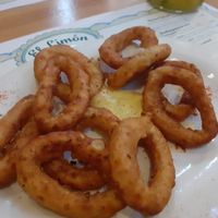 Onion rings at El Limon in Tenerife