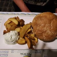 Hamburger Canarien Style vegetarisch at El Limon in Tenerife