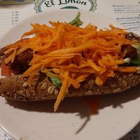 Gemüse Hot Dog vegan at El Limon in Tenerife