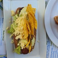 Mexican hot dog at El Limon in Tenerife
