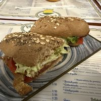 Seitan sandwich  at El Limon in Tenerife