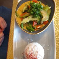 Asia thai curry at Park Cafe in Traunstein