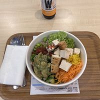 Built my own bowl, added extra gauc and a passion fruit kombucha   at The Fish Bowl in Kuala Lumpur