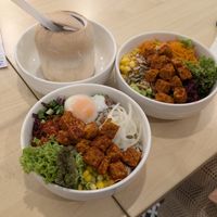 Tempeh bowl at The Fish Bowl in Kuala Lumpur
