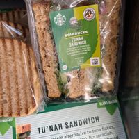 No tuna sandwich was actually really good  at Starbucks in Rochester