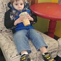 My friend's son just LOVES the Oat-ter!! 😍 at The Otter Juice Co in Hays