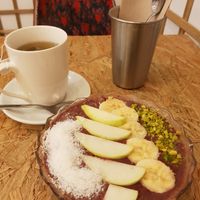 choco acai bowl at NicPic in Malaga