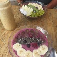 Açai bowls for breakfast at NicPic in Malaga