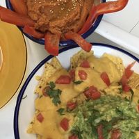 Guacamole and hummus at NicPic in Malaga