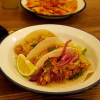 Tacos con guacamole y garbanzos at NicPic in Malaga