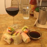 Vietnam spring rolls at NicPic in Malaga