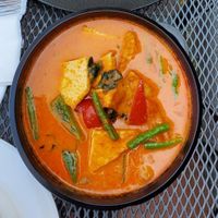 Yummy vegan panang curry at Isaan Der - Dundas in Toronto