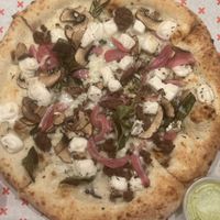 Impossible pizza  at Pizzeria Libretto in Toronto