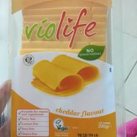 Vegan cheddar flavour violife at Green Shop Larnaca in Larnaca