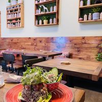 Plating & Presentation is homely & so gorgeous! Attention to detail is PHENOMENAL!!! The coleslaw side salad “OH MY” the guacamole probably the best I’ve ever had! JUST WOW!! at  PLANT GOSSIP - powered by OrVeganic Kitchen in Coeur D Alene