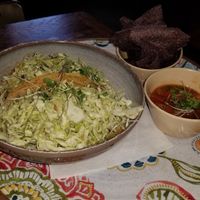 Oaxacan tacos at  PLANT GOSSIP - powered by OrVeganic Kitchen in Coeur D Alene