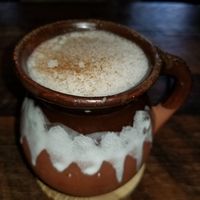 Vanilla almond cinnamon latte at  PLANT GOSSIP - powered by OrVeganic Kitchen in Coeur D Alene