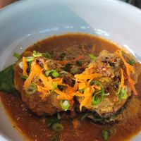 Spicy Italian sloppy mashburger at  PLANT GOSSIP - powered by OrVeganic Kitchen in Coeur D Alene