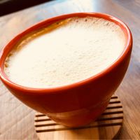 Delicious Almond Mealk Latte / 15g of protein. No refined sugars! at  PLANT GOSSIP - powered by OrVeganic Kitchen in Coeur D Alene