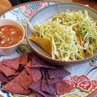 Jackfruit Tacos at  PLANT GOSSIP - powered by OrVeganic Kitchen in Coeur D Alene