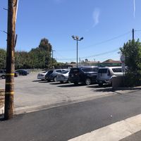 Back parking lot at  PLANT GOSSIP - powered by OrVeganic Kitchen in Coeur D Alene