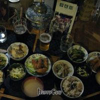 A wonderful Japanese set menu dinner for two. Almost every plate was different. at Mikouan in Kyoto