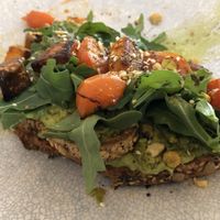 Avocado toast at Cortille in Bendigo