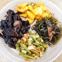 4 yummy dishes without rice RM9 only at JB Vegetarian - Jalan Trus in Johor Bahru