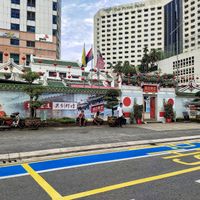 Located opposite this famous Chinese temple at JB Vegetarian - Jalan Trus in Johor Bahru