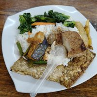 vegetarian food opposite ancient temple at JB Vegetarian - Jalan Trus in Johor Bahru