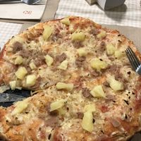 Mejor pizza vegana que he comido  at Rustic Fusion in Madrid