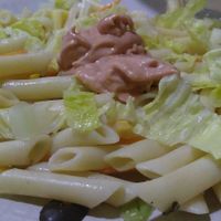 Ensalada de pasta  at Rustic Fusion in Madrid