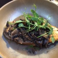 Funghi starter - the highlight of our evening  at La Dolce Vita in Dumfries