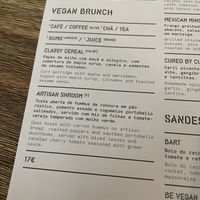 Vegan brunch set menu   at Frutaria in Lisbon