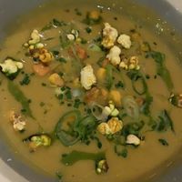 Mais veloute at Les Mauvaises Herbes in Lyon