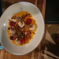 Dessert at Les Mauvaises Herbes in Lyon