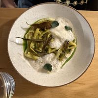 entrée poireau vinaigrette   at Les Mauvaises Herbes in Lyon