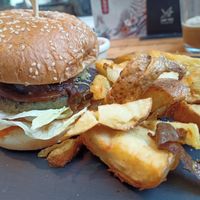 Vegan burger at Say Yes in Ioannina