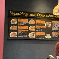 Vegan options  at Drums Cafe in Preston