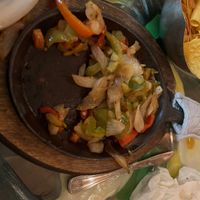Veggie fajitas  at La Casa Lopez in Moscow