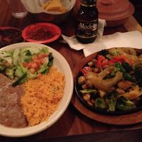 Veggie fajitas at La Casa Lopez in Moscow