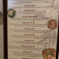  Egan options with the star option  at Lemongrass Asian Cuisine in Hemet