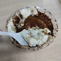 Vegan tiramisu (?) at The Thyme Pizzeria in Winnetka