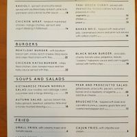 Lunch Menu ~ 2018 at Mud Ducks Cafe in Whanganui