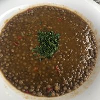Lentil stew  at Puerta Verde in Lanzarote