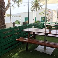 Tables outside  at Puerta Verde in Lanzarote